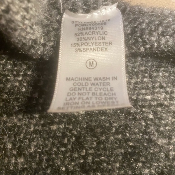 Cyrus Black and Gray Knit Cardigan - Picture 8 of 8